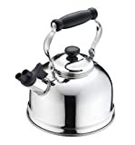 Whistling Kettle Stainless 2.5l Made in Japan Yj1943 by Yoshikawa