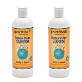 Earthbath Oatmeal & Aloe Pet Shampoo - Relieves Itching & Dry Skin, Aloe Vera, Vitamin E, Glycerin to Moisturize, Effectively Enrich and Revive Their Coat - Vanilla & Almond, 16 fl. oz, Pack of 2