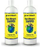 earthbath Hypoallergenic Dog Shampoo, Fragrance Free, 16 oz – Pet Shampoo for Sensitive Skin & Allergies – Made in USA (Pack of 2)