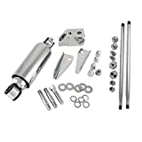 Moto Iron Springer Ride Control Front Shock Kit - Chrome