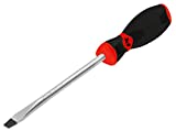 Performance Tool W30991 Black & Red Slotted Screwdriver, 5/16" x 6"