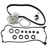 Scitoo Timing Belt Water Pump Kit Valve Cover Gasket Automotive Replacement Timing Parts fit 1996-2000 for Honda Civic 1.6L SOHC D16Y7