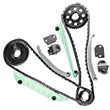 OCPTY Timing Chain Kit Cam Gear Crank Sprocket Tensioners Guide Rails fits for 1997-2010 Ford F-150 Explorer Expedition 4.6L SOHC VIN 6 W 90387SG