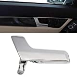 LQQDP New 1pcs Chrome Interior Door Handle Kit for Driver Left Side (Front or Rear) Compatible With W204 C-Class C180/C200/C230/C250/C280/C300/C350/C63 AMG GLK-Class GLK250/GLK280/GLK300/GLK350