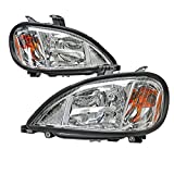 SUPERFASTRACING Headlights Headlamps Left & Right Pair Set Replacememt for 2004-2017 Freightliner Columbia