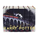 Juniper Books Harry Potter Boxed Set: Train Design with Metallic Gold Detailing | 7-Volume Hardcover Book Set in Custom Designed Dust Jackets | Author J.K. Rowling | Includes All 7 Harry Potter Books