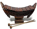 Thai Traditional Xylophone Ethnic Music Instrument Gamelan Wood Carving