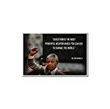 Nelson Mandela Poster Quote â€œEducation is the most powerful weapon which you can use to change the world.â€ Motivational Educational Inspirational Poster 12-Inches by 18-Inches Print Wall Art CAP00052