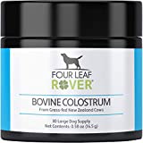 Four Leaf Rover: Bovine Colostrum from New Zealand Grass-Fed Cows - Dog Itch Relief and Immune Support - Up to 120 Servings, Depending on Dog’s Weight - Vet Formulated - Delicious - for All Breeds