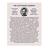 Abraham Lincoln-"The Gettysburg Address"-United States History Wall Art-11 x 14" American Civil War Replica Print-Ready to Frame. Historical Home-Office Decor. Patriotic Classroom-Library Sign!