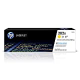 HP 202X | CF502X | Toner-Cartridge | Yellow | Works with HP LaserJet Pro M254, M281cdw, M281dw, M281fdw | High Yield