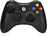 Wireless Controller for Xbox 360, Wireless Controller Remote 2.4GHz Game Controller Gamepad Joystick for Xbox/Slim 360 PC Windows 7/8/10 (Black)