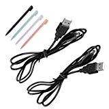 DS Lite Charger Cable Kit, AC Power Adapter Charger and Stylus Pen for Nintendo DS Lite Systems, Wall Travel Charger Power Cord Charging Cable 5.2V 450mA