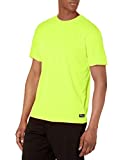 Fila Men's High Visibility Short Sleeve Top, Safety Yellow, XX-Large