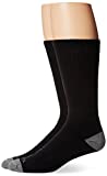 Timberland Men's 3-Pack Crew,Black,Sock Size:10-13/Shoe Size: 6-12(Shoe size 9-12)