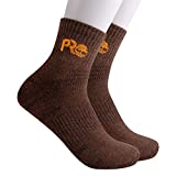 Timberland PRO 2-Pack Half Cushion Quarter Boot Socks Brown Heather LG (US Men's 9-12)