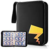 tombert TCG Binder Compatible with Pokemon Trading Cards, Sleeves Card Carrying Case for Pokémon Cards, Baseball Cards, Yu-Gi-Oh, Skylanders, Top Trumps Yand Football Card…