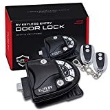 Elite RV Security - RV Keyless Entry Door Lock/Latch - Easy to Read Backlit Keypad w/2 Key Fobs - 100% Metal RV Door Lock - Easy to Install - Adjustable Volume - USA Owned and Operated - 2 Keys