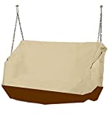 Hanging Porch Swing Cover 420D Waterproof Outdoor Hanging Swing Cover for Patio Garden Hanging Swing Chair 56" Lx32 Wx25 H