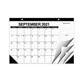 2021-2022 Desk Calendar, 16 Month Desk Calendar/Wall Calendar Combo, 17" x 11.8", September 2021-December 2022, With Orner Protector