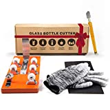 Home Pro Shop Bottle Cutter & Glass Cutter Kit- Wine Bottle Cutter DIY Tool- Glass Bottle Cutter Kit for Wine, Beer Bottles, Mason Jars - Bottle Cutting Kit w/Safety Gloves & Accessories