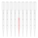 KINGLAKE Plastic Transfer Pipettes 3ML,Essential Oils Pipettes,Graduated,Pack of 100, Makeup Tool