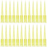 OIIKI 200ul Pipette Tips, 1000pcs Universal Liquid Pipettor Tips, Clear Yellow, DNase/RNase Free Disposable Pipette Pipettor Transfer Pipettes for Laboratory