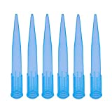 Eowpower 500 Pcs Clear Blue 1000UL 1ml Laboratory Lab Plastic Liquid Pipette Pipettor Tips