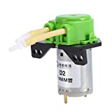 12V DC DIY Dosing Pump Peristaltic Dosing Head Automatic Doser Pump Connector for Lab Analytic Liquid (Green)