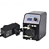Small Variable Speed peristaltic Pump 24V Large Flow Rate Kamoer KCS PRO2 Adjustable peristaltic Dosing Pump for Filling and Packing Beverage (6 Rollers-Silicone Tube 1.6mm ID Ã—4.8mm ODï¼Œ10-145ml/minï¼‰