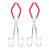 9.8in Length Lab Beaker Tongs Lab Tool Supplies with Rubber Coated Ends for 50mL - 1000mL Capacity Beaker