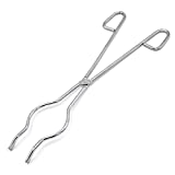 nomal Crucible Tongs, Stainless Steel Crucible Pliers Clamp for Laboratory (14 Inch)
