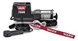 WARN 92000 Vehicle Mounted 2000 Series 12V DC Electric Utility Winch with Steel Cable: 1 Ton (2,000 lb) Pulling Capacity