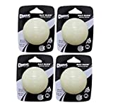 Chuckit! Max Glow Ball Dog Toy, Medium (2.5 Inch Diameter) for dogs 20-60 lbs, Pack of 4