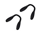SAUCER Replacement Nose Pieces Pads for Oakley SplitShotOO9416 | Split Time OO4129 Sunglass - Black + Black