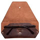 Hide & Drink, Leather Sunglasses Minimalist Sleeve Case Protector, Eyewear Pouch, Great for Outdoors & Traveling, Handmade Includes 101 Year Warranty :: Bourbon Brown