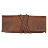 hecho. Handmade Sunglasses Eyeglass Leather Case (For Man Woman Soft Organizer Reading Glasses)