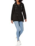 Levi's Women's Cotton Hooded Anorak Jacket (Standard & Plus Sizes), Black, Large