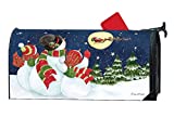 MailWraps Studio M Santa Trackers Fall/Winter, The Original Magnetic Mailbox Cover, Made in USA, Superior Weather Durability, Standard Size fits 6.5W x 19L Inch Mailbox