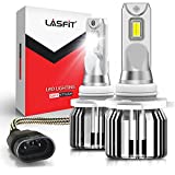 LASFIT 9005 HB3 LED bulbs Conversion Kit 6000K Cool White, Upgrade LC Plus Mini Size Plug and Play