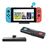 Bluetooth 5.0 Audio Transmitter Adapter with USB C and USB A Connector for Nintendo Switch & Lite TV Dock PS4 Slim Design Mic Included Dual APTX Low Latency for All Bluetooth Headphones Speakers