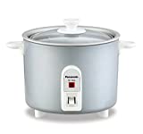 Panasonic Rice Cooker, Steamer & Multi-Cooker, 3-Cups (Cooked), 1.5-Cups (Uncooked), SR-3NAL  Silver