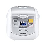 Panasonic SR-ZC075K 4-Cups (Uncooked) Rice Cooker & Multi-Cooker, White