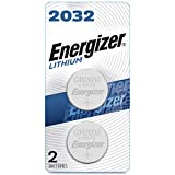 Energizer 2032 Batteries 3V Lithium, (2 Battery Count) Replaces BR2032, DL2032, ECR2032