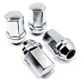 Set of 24 Veritek 14x1.5mm OEM Factory Style 1.80 Inch Length 7/8 22mm Hex Duplex Large Acorn Seat Replacement Chrome Lug Nuts for Factory Wheels