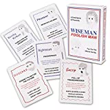 Wise Man Foolish Man Family Card Game: Fun and Educational Christian Game for Kids and Families; Fun Bible Game That Teaches About Personal Character and Proverbs; Perfect for Family Game Night