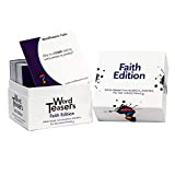 ? WORD TEASERS Faith Based Conversation Starters - Fun Christian Card Game for Families, Couples, Dinner Parties, Youth Groups and Travel - Flashcards for Adults and Kids Ages 10+ - 150 Questions (Faith Edition)
