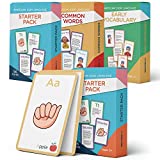 American Sign Language Flash Cards for Kids - 180 ASL Flashcards to Teach Your Baby, Toddler or Kid ASL