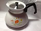 Corning Wildflowers Teapot, P-104 6 Cup Teapot