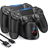 PS4 Controller Charger Charging Station for Playstation 4, PS4 Charger Dock Wireless Remote Charger Compatible with Dualshock 4 Controller, Stable PS4 Charger Dock for Dualshock 4 Controller Charging